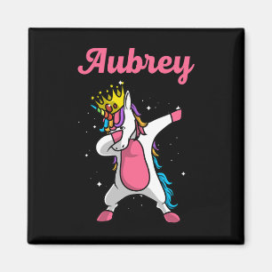 Aubrey Gift Name Personalisiert Geburtstag Dabbing Magnet