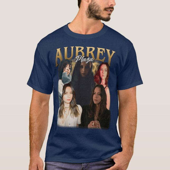 Aubrey Plaza Vintage friends T-Shirt (Vorderseite)