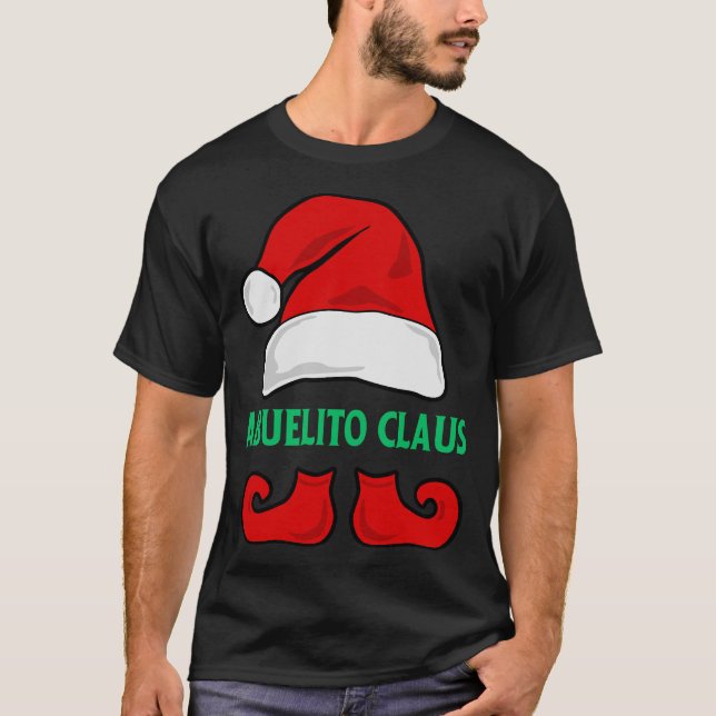 Aubuelito Ugly Christmas Sweater Großvater Opa Opa T-Shirt (Vorderseite)