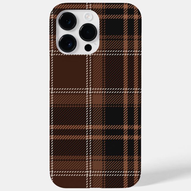 Auburn Academia Kariert Case-Mate iPhone Hülle (Rückseite)