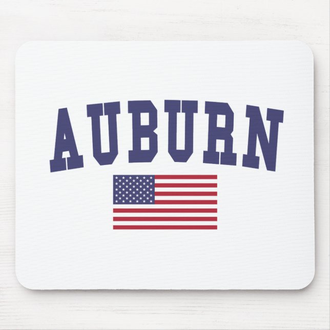 Auburn AL US Flag Mousepad (Vorne)