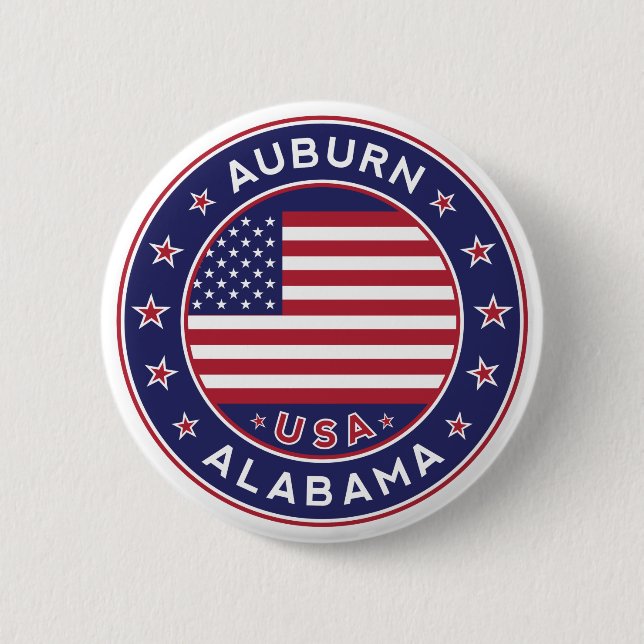 Auburn, Alabama Button (Vorderseite)