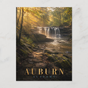 Auburn Alabama Chewacla Falls REALMS Postkarte