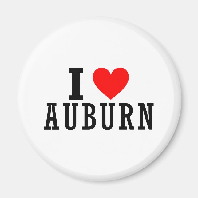 Auburn, Alabama City Design Magnet (Vorne)