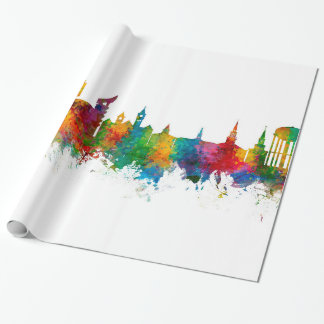 Auburn Alabama Skyline Geschenkpapier