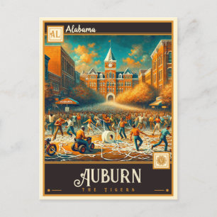 Auburn, Alabama   Vintage Postkarte