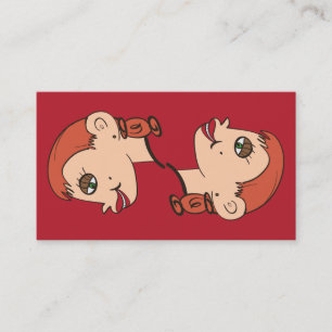 Auburn Beauty Art Woman Makeup Artist Beruflich Visitenkarte