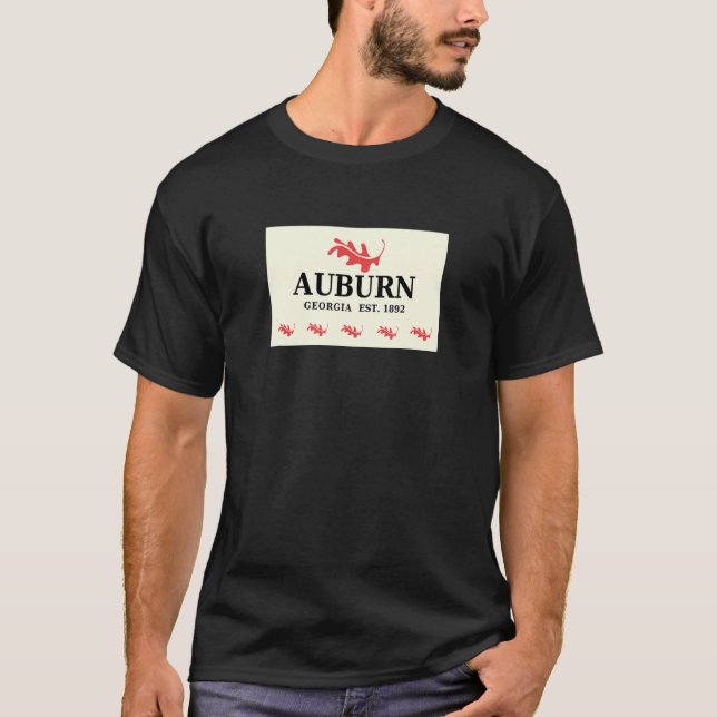 Auburn Georgia Flag T-Shirt (Vorderseite)