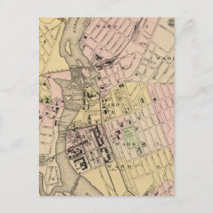 Auburn, Lewiston Karte