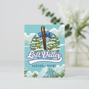 Auburn, Maine, Lost-Talski Postkarte