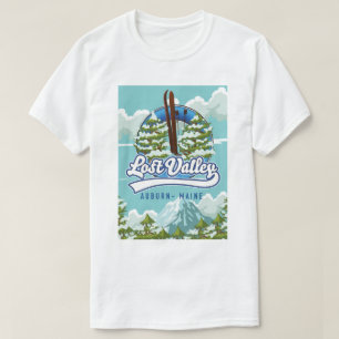 Auburn, Maine, Lost Valley Skigebiet T-Shirt
