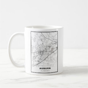 Auburn Map Kaffeetasse