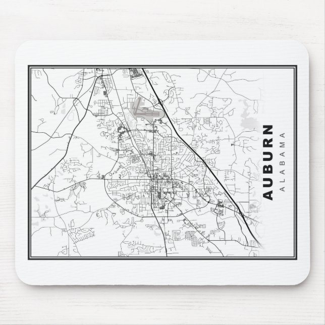 Auburn Map Mousepad (Vorne)