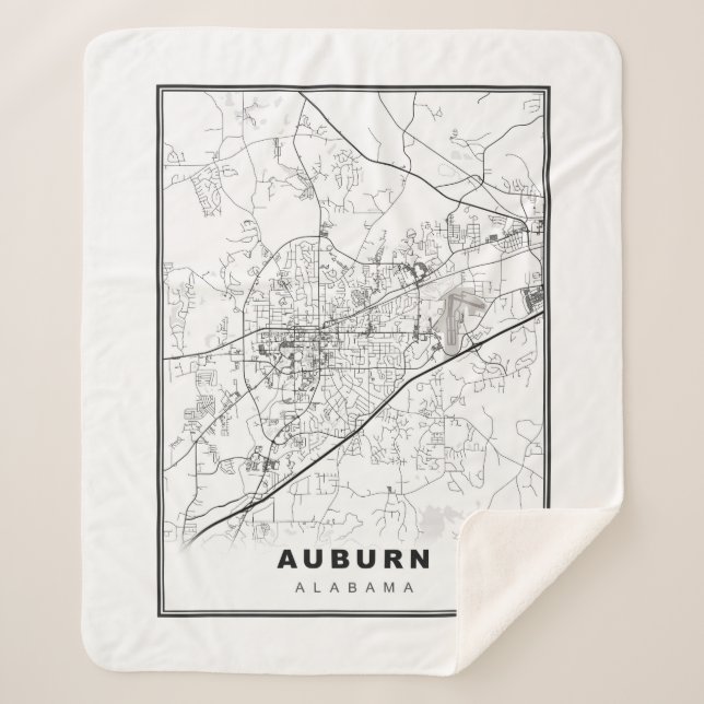 Auburn Map Sherpadecke (Vorderseite)