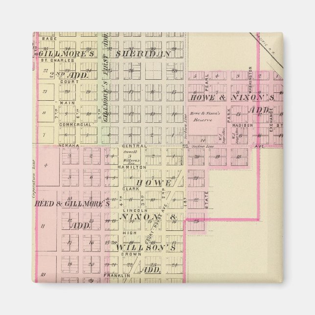 Auburn, Nebraska Magnet (Vorne)