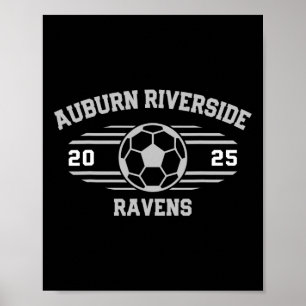 Auburn Riverside Ravens Fußball Byll 2025 Poster