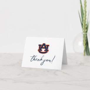 Auburn University Abschluss Auburn Tigers Dankeskarte