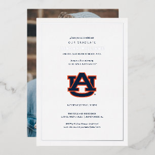 Auburn University Abschluss Auburn Tigers Folieneinladung