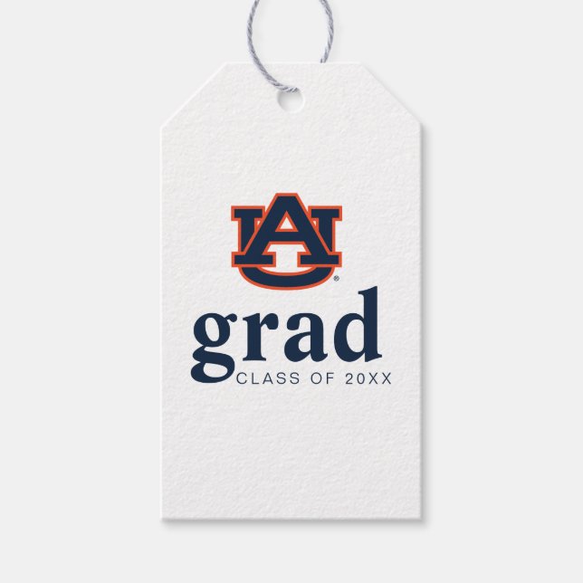 Auburn University Abschluss | Auburn Tigers Geschenkanhänger (Vorderseite)