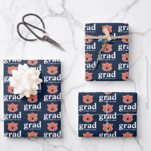 Auburn University Abschluss - Auburn Tigers Geschenkpapier Set