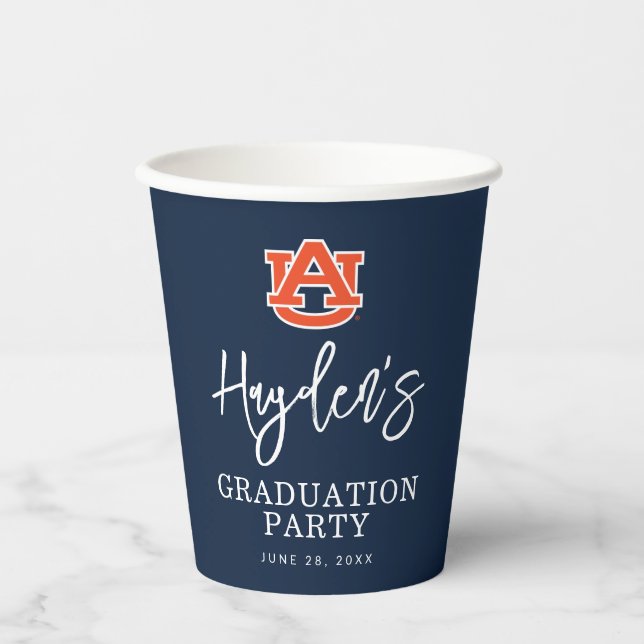 Auburn University Abschluss - Auburn Tigers Pappbecher (Vorderseite)