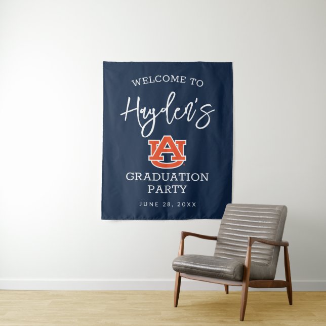 Auburn University Abschluss - Auburn Tigers Wandteppich (Beispiel)