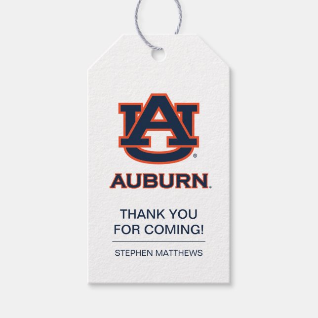 Auburn University | ABSCHLUSS Geschenkanhänger (Vorderseite)