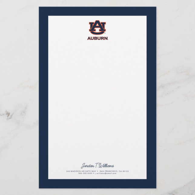 Auburn University | AU Auburn Briefpapier (Vorderseite)