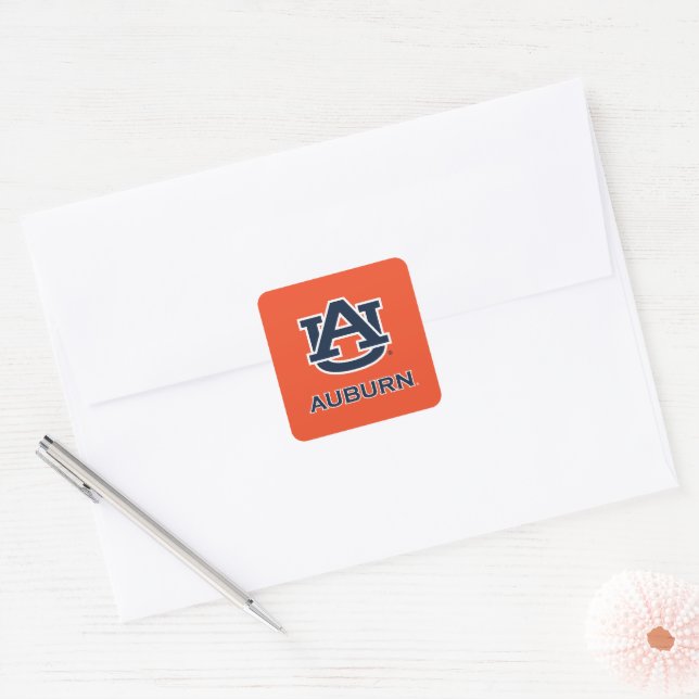 Auburn University | AU Auburn Quadratischer Aufkleber (Umschlag)