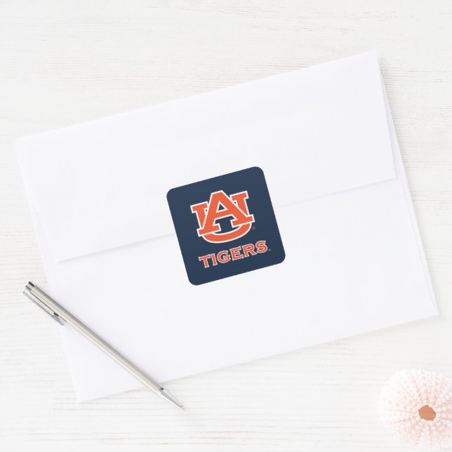 Auburn University | Auburn Quadratischer Aufkleber (Umschlag)