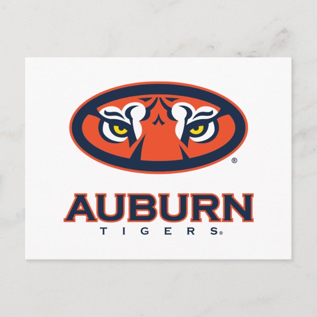 Auburn University | Auburn Tigers Postkarte (Vorderseite)
