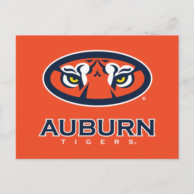 Auburn University | Auburn Tigers Postkarte (Vorderseite)