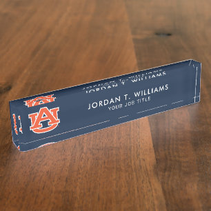 Auburn University   Auburn UA Logo Namensplakette