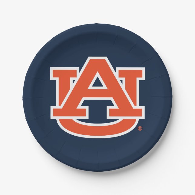 Auburn University | Auburn UA Logo Pappteller (Vorderseite)
