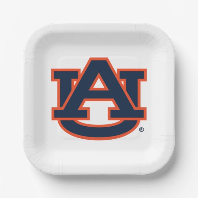 Auburn University | Auburn UA Logo Pappteller (Vorderseite)