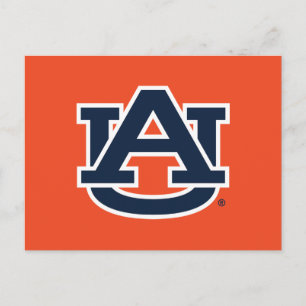 Auburn University   Auburn UA Logo Postkarte