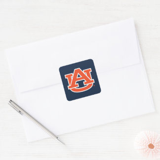 Auburn University | Auburn UA Logo Quadratischer Aufkleber