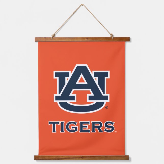 Auburn University | Auburn Wandteppich Mit Holzrahmen (Vorderseite)