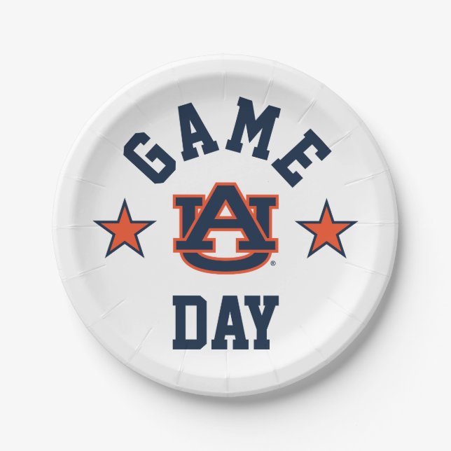 Auburn University Game Day Pappteller (Vorderseite)