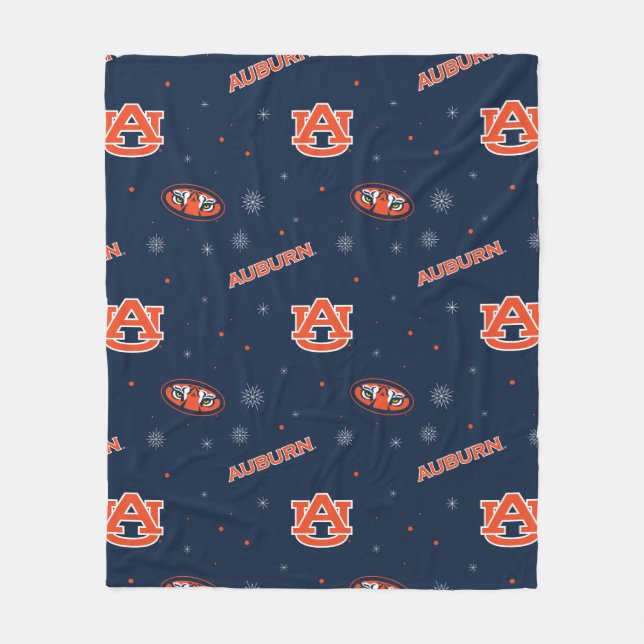 Auburn University | Urlaubsmuster Fleecedecke (Vorderseite)