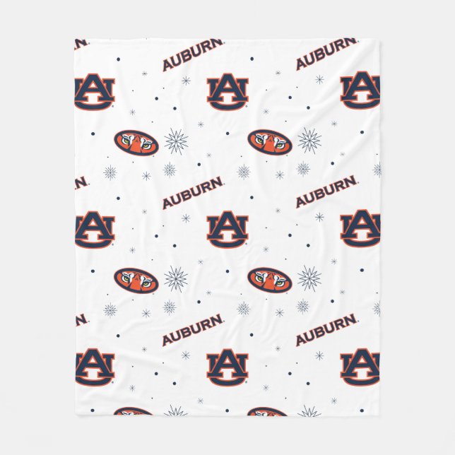 Auburn University | Urlaubsmuster Fleecedecke (Vorderseite)