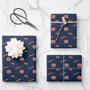 Auburn University   Urlaubsmuster Geschenkpapier Set
