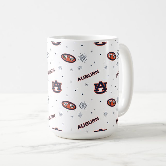 Auburn University | Urlaubsmuster Kaffeetasse (VorderseiteRechts)