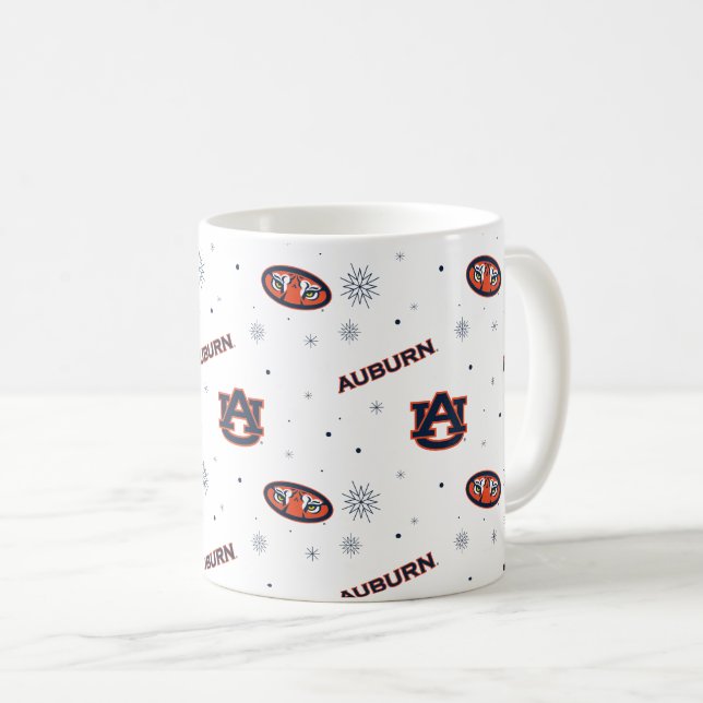 Auburn University | Urlaubsmuster Kaffeetasse (VorderseiteRechts)