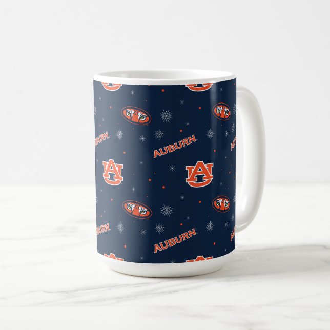 Auburn University | Urlaubsmuster Kaffeetasse (VorderseiteRechts)