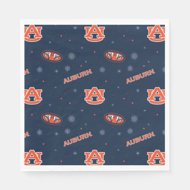 Auburn University | Urlaubsmuster Serviette (Vorderseite)