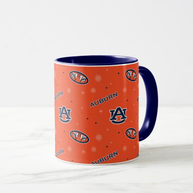 Auburn University | Urlaubsmuster Tasse (VorderseiteRechts)