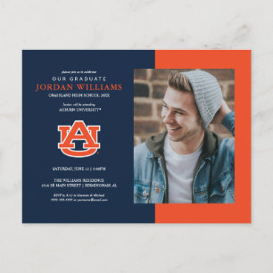 Auburn University Zukünftiger Absolvent Ankündigungspostkarte