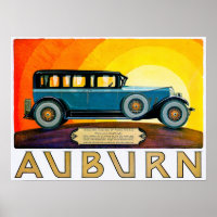 Auburn ~ Vintage Kfz-Werbung