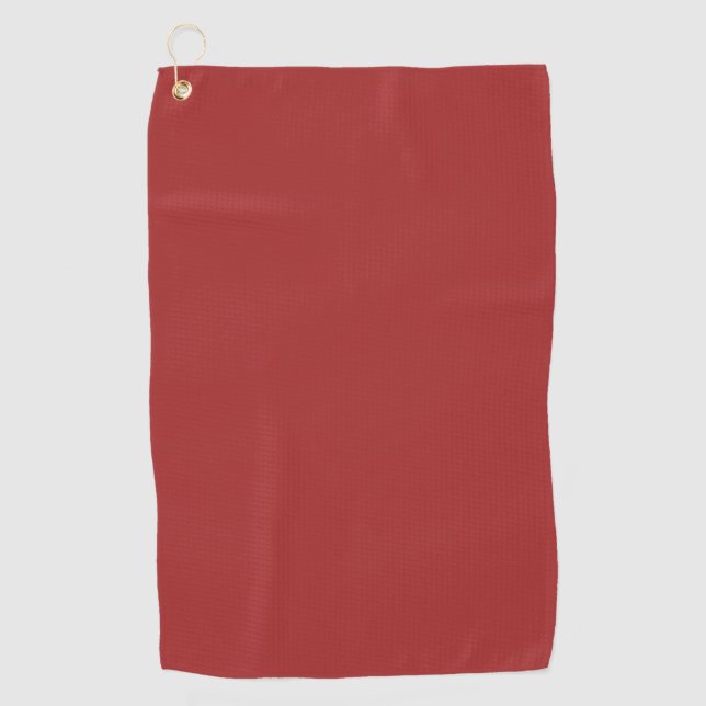 Auburn (Vollfarbe) Golfhandtuch (Vorderseite)